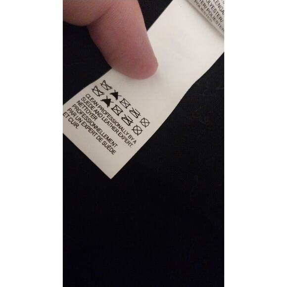 Lucky Brand Edgy Women’s Black Zip Up Moto Jacket Size Large Style 7W30594C170 - Picture 13 of 13